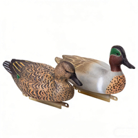 Leurre de chasse réaliste en caoutchouc souple EVA 3D, canard grégris, simulation d'oiseau léger pour jardin et aménagement paysager, personnalisé en usine