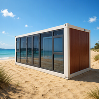 Maison conteneur pliable de type Z avec configuration de pièce flexible, bâtiment mobile durable pour camps de construction, chalets de villégiature
