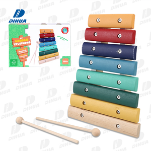 <span class=keywords><strong>Xylophone</strong></span> en bois à 8 tons Happy Earth Rainbow Melodies, jouet musical à frapper à la main, apprentissage précoce, Montessori, éducatif, environnemental - Product Image 1