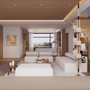 Juego de Muebles de Madera Personalizables para Sala de Estar, Mueble para TV y Mueble de Almacenamiento para Uso en el Hogar y en Villas - Product Image 2