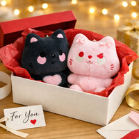 Porte-clés personnalisé en peluche douce en forme de chat pour sacs, accessoires de décoration de clés de voiture, jouet porte-clés en peluche sur mesure