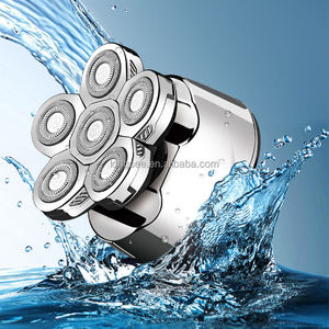 6 en 1 multifonction étanche <span class=keywords><strong>petit</strong></span> crâne tête machine électrique affichage LED <span class=keywords><strong>rasoir</strong></span> portable sans fil <span class=keywords><strong>rasoir</strong></span> facial pour hommes - Product Image 6