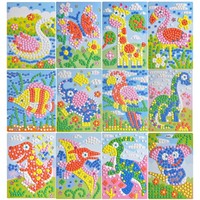 Kit de mosaïque EVA 3D, autocollants en mousse autocollants, bricolage, artisanat fait main pour enfants, jouet éducatif créatif, vente en gros