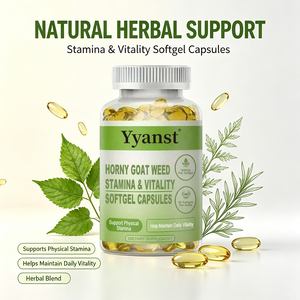 Complément Alimentaire à Base de Plantes Épimédium (Horny Goat Weed) en Gélules Molles 800mg, 90 pièces – Soutient la Force Physique et la Vitalité Quotidienne pour Hommes Actifs - Product Image 2