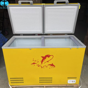 Congélateur grande capacité In Spot 420L avec poignée et porte coulissante en verre - Congélateur coffre pour appareils électroménagers - Product Image 2