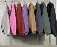 Cardigan ample unisexe style streetwear américain hiver, effet vieilli, avec double fermeture éclair, en polaire à capuche, coupe décontractée