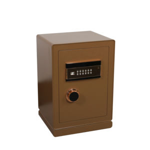 <span class=keywords><strong>Coffre</strong></span>-<span class=keywords><strong>fort</strong></span> décoratif haut de gamme Safewell, forme carrée classique, mot de passe numérique, design élégant avec accents en cuivre, résistant aux manipulations - Product Image 5