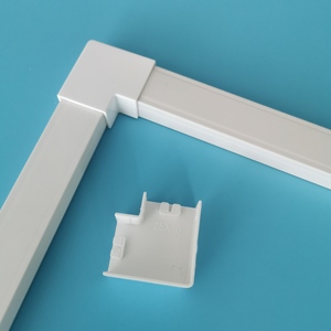 Gaine PVC 100 x 50 mm 100x100 16 mm x 16 mm Accessoires de gaine PVC <span class=keywords><strong>Angle</strong></span> plat - Product Image 2