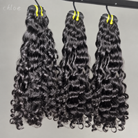Lots de Cheveux Indiens Bruts Bouclés Caribéens Ondulés Naturels 100% Cheveux Humains Vendeur en Gros de Cheveux Indiens Bruts