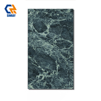 Carreaux de porcelaine imitation pierre moderne 600x1200mm 9mm Brillant Antibactérien Résistant aux acides Sol intérieur Salle de bain Appartement Chambre