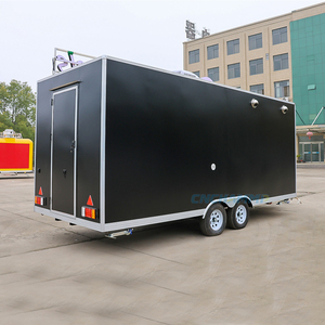 Chammp Unique Vintage Remorque de Restauration Mobile Food Truck avec Station Bonbons et Frites Cuisine Complète Barbecue au Charbon pour Utilisation Extérieure - Product Image 4