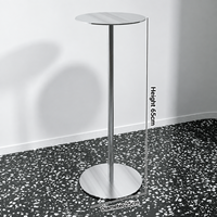 Ensemble de présentoirs métalliques modernes sur mesure, multi-tailles, autoportants, pour boutique, magasin, salle d'exposition