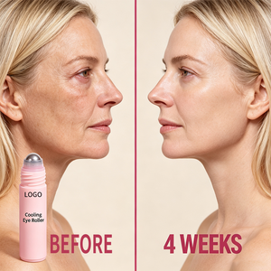 Crema Contorno de Ojos con Retinol, Cafeína y Péptidos, 3.5g, Libre de Crueldad Animal, para Líneas Finas y Ojeras, con Aplicador de Rodillo - Product Image 4