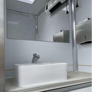 รถเทรลเลอร์เคลื่อนที่แบบพกพา2สถานีรถเทรลเลอร์ห้องน้ำหรูหรา - Product Image 5