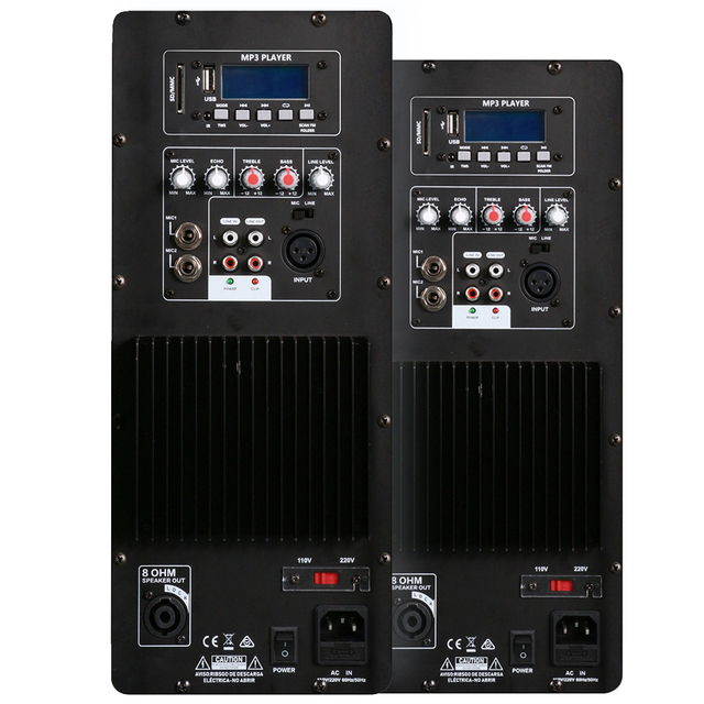 Accuracy Pro Audio 8AOH-100W Professional Mixing Amplifier Amp Dsp pa Power Amplifier Plate Module Board and Comparators