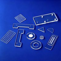 Fournisseur Direct Usine : Plaque de Verre de Quartz Fusié Personnalisée, Tube de Silice Résistant à la Chaleur pour Soudage et Découpe, Usage Laboratoire, Vente en Gros