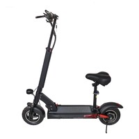 Skuter Listrik M4 Pro untuk Dewasa, Alloy Aluminium, Peredam Kejut Ganda, Jok Lipat, Pegangan, Kecepatan Maksimum 45km/jam, Terlaris di Eropa