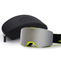 Nouvelles lunettes de ski cylindriques magnétiques en stock Double couche anti-buée lunettes de ski en plein air pour hommes et femmes lunettes de soleil