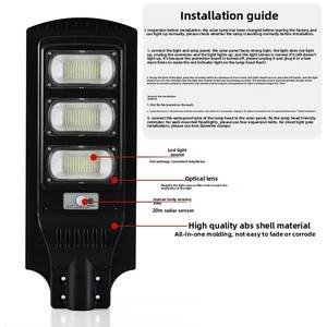 Lámpara Solar IP65 Nueva, Farola para Exteriores, Patio, Hogar, Impermeable, Estilo Rústico para Jardín, Carretera, Plaza - Product Image 4