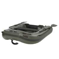 Bateau gonflable de pêche à la carpe avec plancher en aluminium PVC 1,2 mm, design stable pour 1 personne