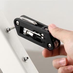 Herramienta Multiusos para <span class=keywords><strong>Bicicleta</strong></span> 10 en 1, Acero al Cromo Vanadio, 132g, Diseño Plegable Compacto para Reparaciones <span class=keywords><strong>de</strong></span> Emergencia en Ciclismo, Equipo <span class=keywords><strong>de</strong></span> Ciclismo - Product Image 3