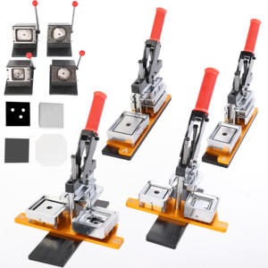 2026년 핫셀링 DIY 냉장고 자석 수제 사각 냉장고 자석 사진 배지 제작 기계 키트 (자석 재료 1000세트 포함) - Product Image 4