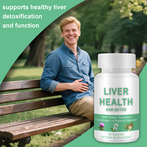 OLLI OEM/ODM persediaan pabrik Label pribadi kapsul Herbal asli dewasa mendukung hati dengan kapsul glutathione untuk kesehatan hati - Product Image 5