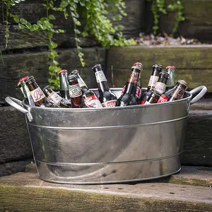 25L Large Capacity Metal Ice Bucket