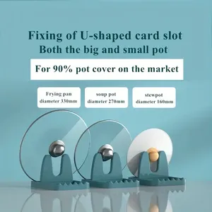 Support pliable pour ustensiles de cuisine, support vertical en plastique pour cuillères, idéal pour les louches, les fourchettes et les couvercles - Product Image 4