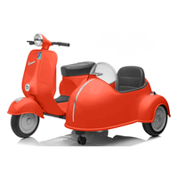 Grande moto électrique sous licence 150 VL1T (1955) pour enfants avec side-car