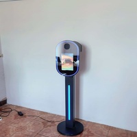 Cabina de Fotos Vertical con Pantalla Táctil y Luces Circulares Disponible en Stock para Envío Rápido