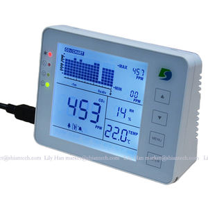 Appareil de mesure de CO2 d'<span class=keywords><strong>intérieur</strong></span> thermomètre hygromètre mètre analyseur de carbone CO2 mètre modificateur détecteur de <span class=keywords><strong>qualité</strong></span> de l'<span class=keywords><strong>air</strong></span> - Product Image 3