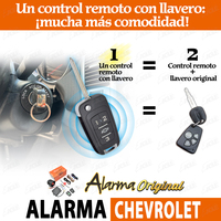 Kit antivol universel 12V, blocage du moteur et fermeture centralisée, contrôle pour Chevrolet, alarmes pour voiture