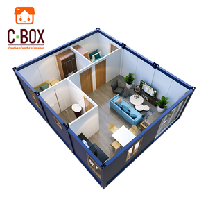 Cbox Maison préfabriquée modulaire moderne à 2 chambres, conteneur préfabriqué de 20 pieds à vendre - Product Image 2