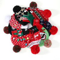 Cappelli di Natale LED all'Ingrosso, Maglioni Luminosi di Babbo Natale in Maglia per Adulti, Logo Personalizzato, Ricamo 3D, Traspiranti e Impermeabili