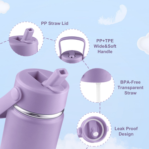 Bottiglia di acqua isolata personalizzata per i bambini, doppia parete isolata bottiglia di acqua Logo personalizzato come regali - Product Image 5