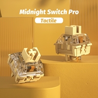 Kailh Silent Switch Keyboard Switches Mechanical Linear 45gf 4.0mm Travel Factory Lubed Dust-proof Stem 5pin 70M Cycles