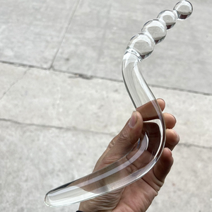 Grand Dildo en Verre, Perles Anales en Cristal, Plug Anal, Baguette de Plaisir Sexuel, Baguette Yoni en Verre, Pénis, Jouet Sexuel Adulte - Product Image 3