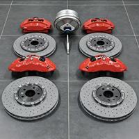 Pinzas de Freno BBK de 6 Pistones con Rotores de Freno de Cerámica de Carbono para Audi Rs4 Q5 R8 B5 Subaru WRX STI Isuzu D Max bmw E46 E92 M3 E90