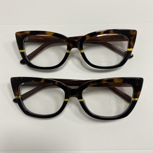 Thiết kế độc đáo dày Acetate gọng kính, thích hợp cho mặc hàng ngày, trang trí hợp thời trang, hỗn hợp bán buôn - Product Image 4