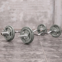 Équipement de musculation à domicile, plaques de poids de 15 kg et 20 kg, plaques de poids pour barre, en fonte