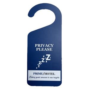 Étiquette publicitaire personnalisée de haute qualité pour poignée de porte d'hôtel, imperméable, en tissu écologique, avec message « Ne pas déranger » - Product Image 5