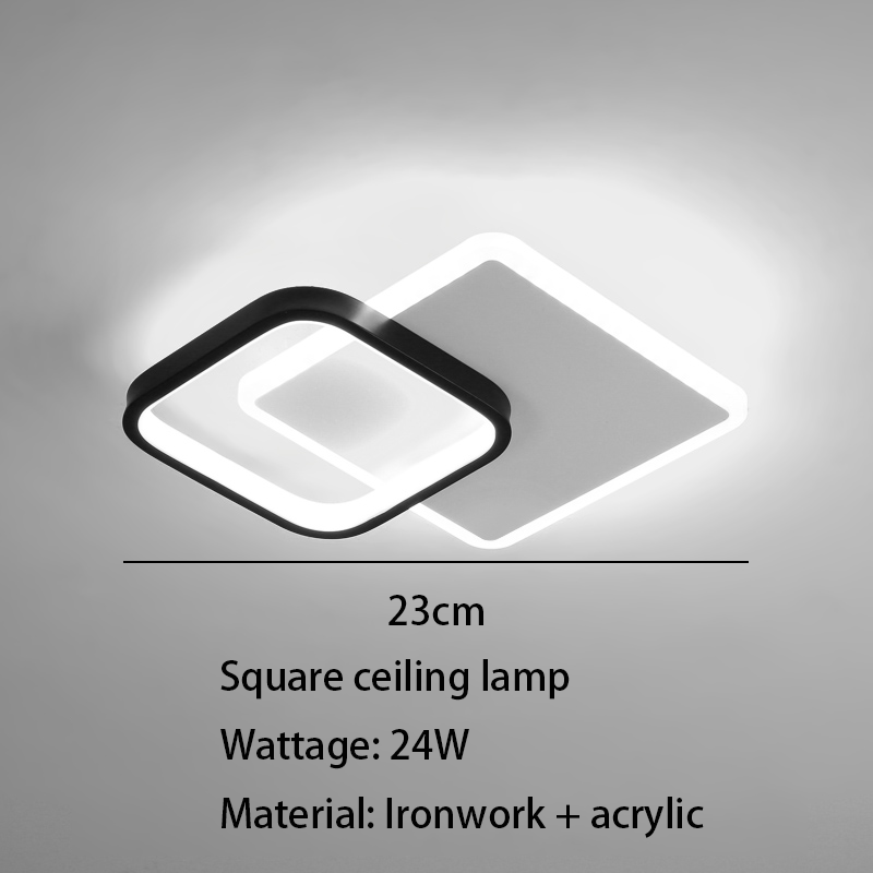 Lampada da soffitto Black-Square
