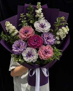 Fiori Artificiali Decorativi Premium Fatti a Mano con Perline a Forma di Papavero, Anemone e Peonia per Centrotavola Matrimoniale, Bouquet da Sposa, Fiorista - Product Image 3