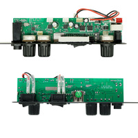 Carte d'ampli stéréo 2x15W classe D avec microphone, décodeur Bluetooth 5.0 MP3 supportant l'entrée AUX de la carte TF, pour haut-parleur passif