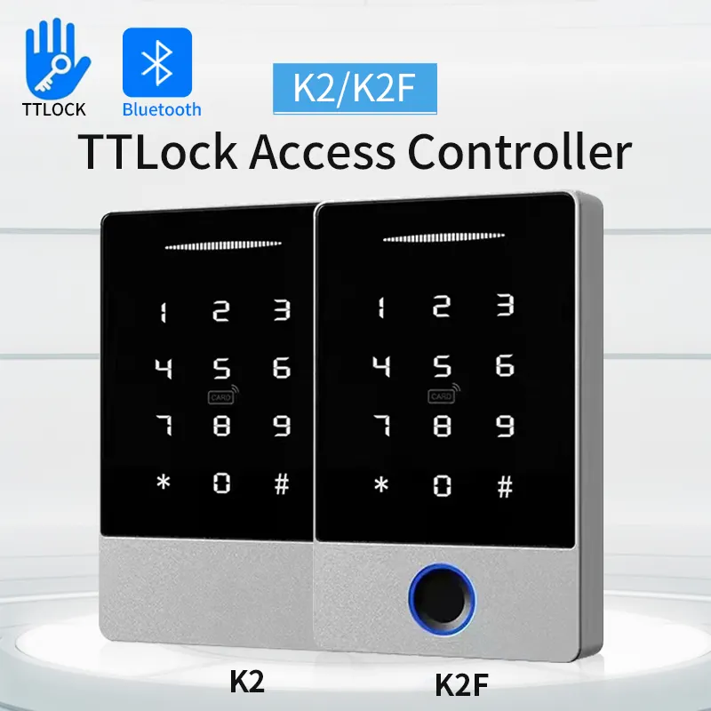 بطاقة مرور وتعريف بصمة إصبع وبيانات الحيوية مضادة للماء ذكية ومنتجات أخرى للتحكم في الوصول باستخدام تطبيق TTLock للهواتف