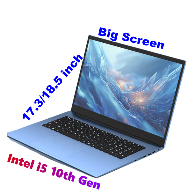New 17.3-18.5 Inch Intel I5 10th Gen Gaming Laptop WIFI 6 BT5.0 RJ45 Windows 11 Pro Ddr4 SSD 2TB Ram for PC Notebooks Laptops