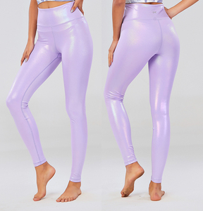 Ecofriendly Delle Ghette Delle Donne Frizzante di Alta Qualità Pantaloni di Sport di Fitness Yoga <span class=keywords><strong>Leggings</strong></span> <span class=keywords><strong>Lucidi</strong></span> - Product Image 1