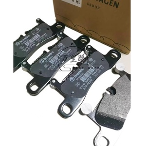 Per Volkswagen Touareg <span class=keywords><strong>Phaeton</strong></span> <span class=keywords><strong>Audi</strong></span> Q7A7A8 Porsche Cayenne Panamera Maca pastiglia anteriore e posteriore in pelle - Product Image 6