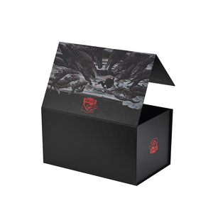 DHP Cuustom Logo Premium Collapsible Large Caixa Rigid Paper Bote Foldable Magnetic Folding Closure Cajas Imantadas Plegables - Product Image 3